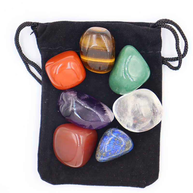 7pc/set Natural crystal Yoga P - Healing Crystal Set recension och pris