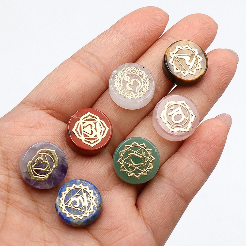 7 PCS/set Natural Stone Seven  - Healing Crystal Set recension och pris