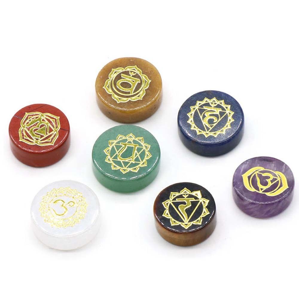7 PCS/set Natural Stone Seven  - Healing Crystal Set recension och pris
