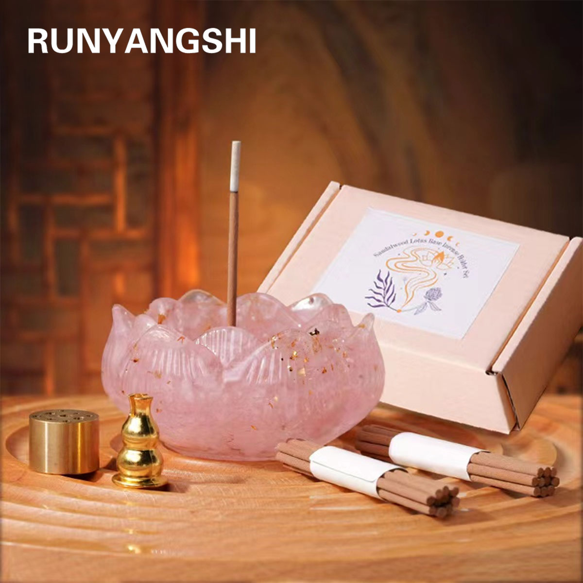 1set Natural Crystal Dropper R - Healing Crystal Set recension och pris