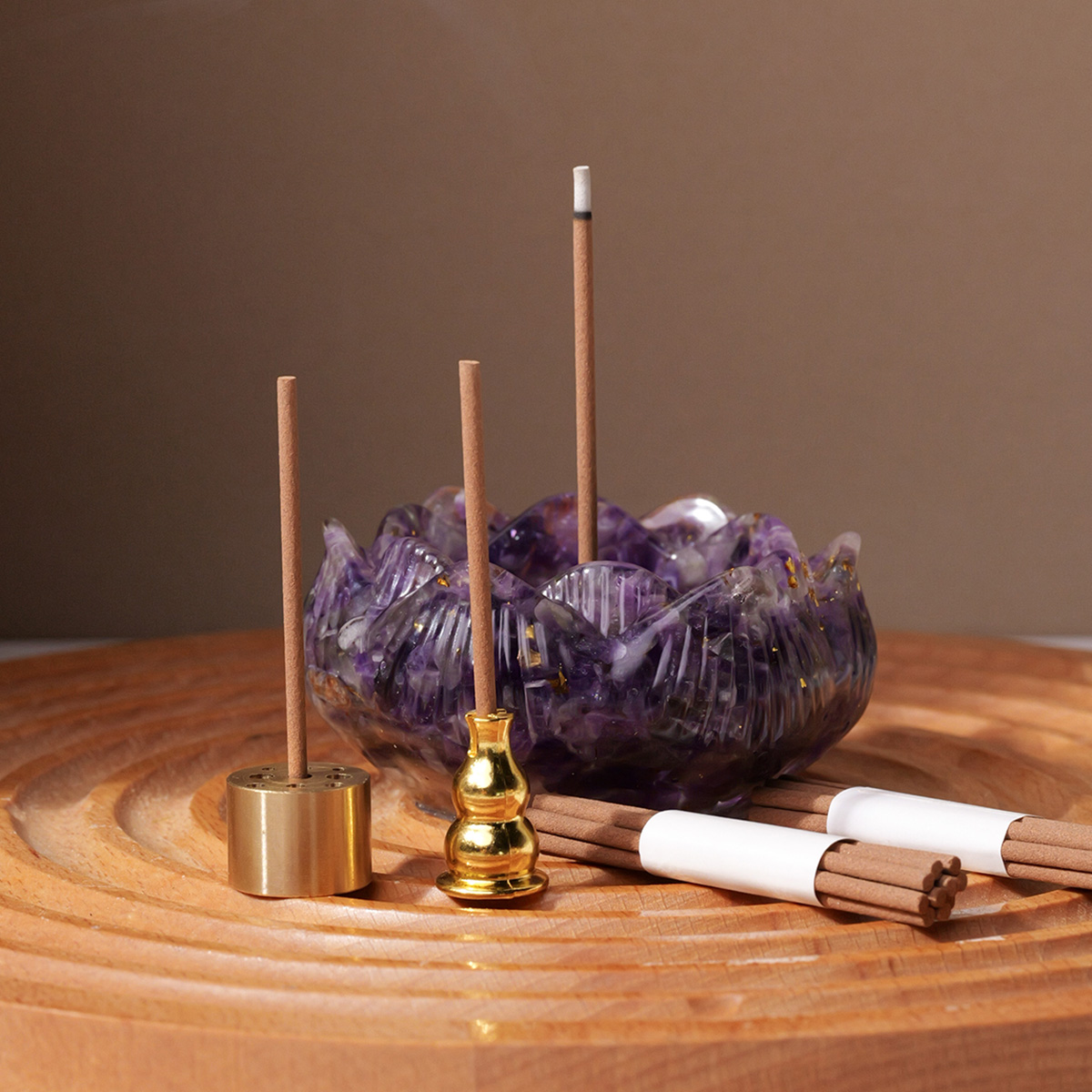 1set Natural Crystal Dropper R - Healing Crystal Set recension och pris