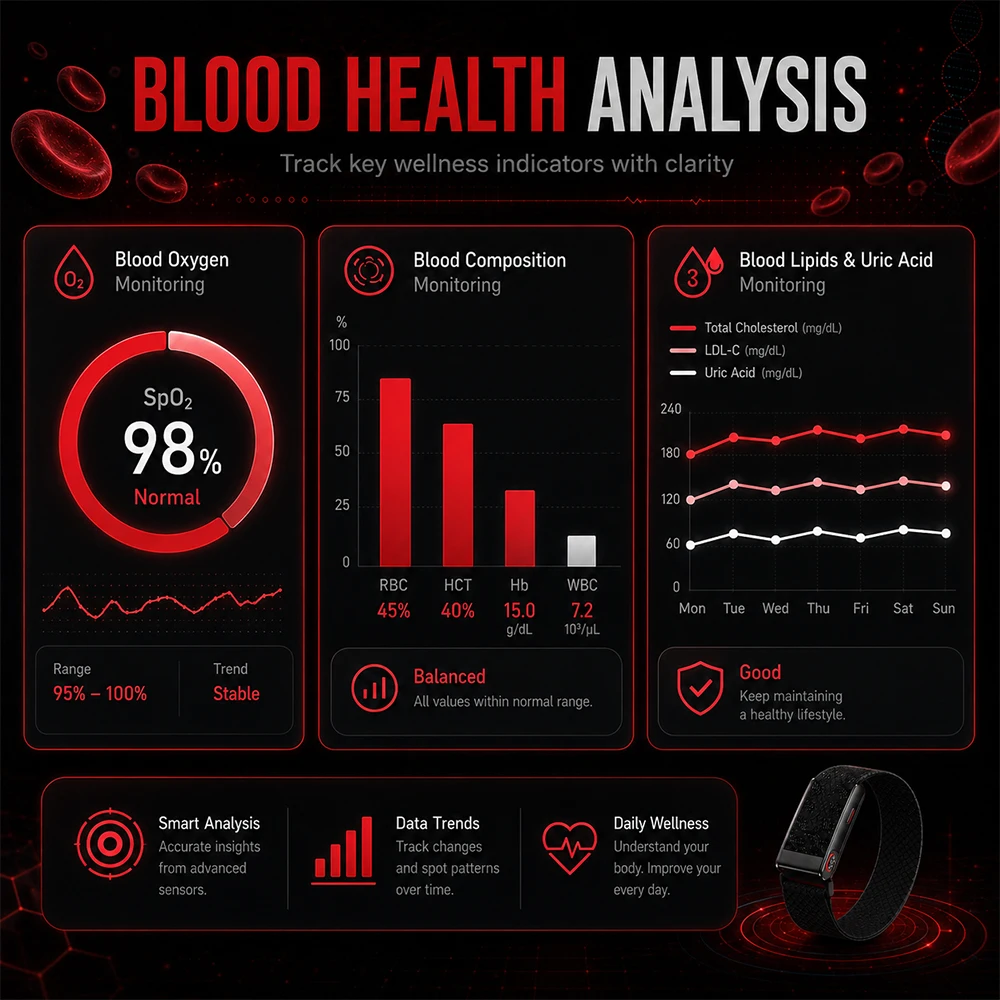 Smart Health Bracelet ECG HRV  - Health Wellness Zone recension och pris